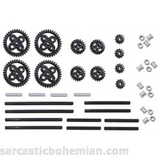 LEGO Technic 42pc Double Bevel gear axle pack SET lot 12,20,36 tooth,bushings B00XAPH4H4